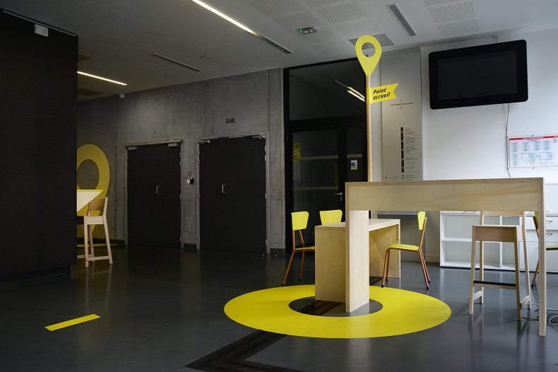 Scénographie événementielle pour l'université de Lyon 3